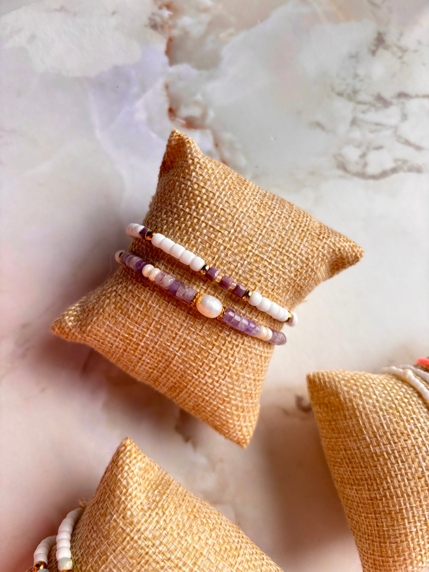 Bracelet perle Améthyste