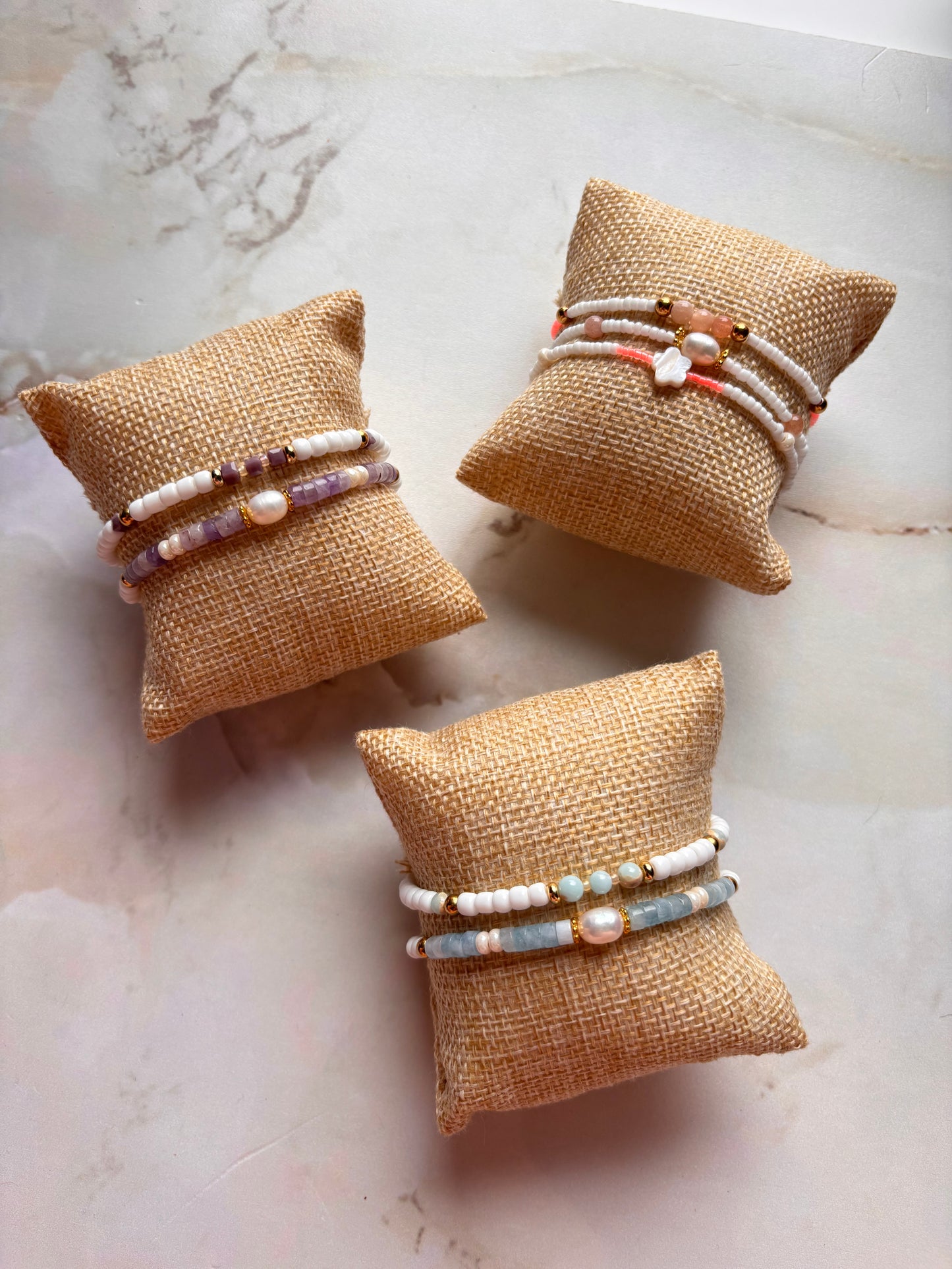 Bracelet perle Améthyste