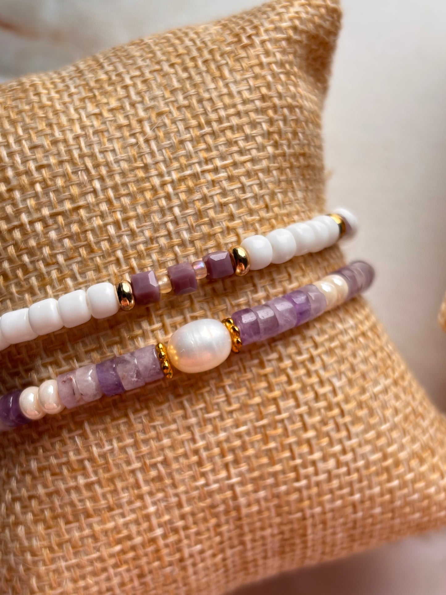Bracelet perle Améthyste